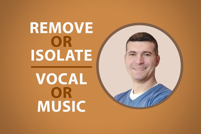 remove or isolate vocal or music, make acapella or karaoke