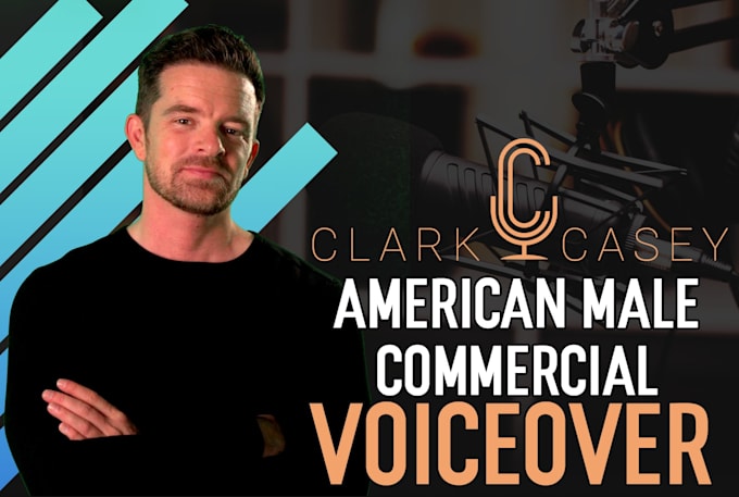 record conversational american male voiceover for commercials