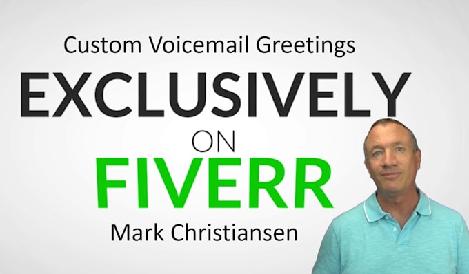 record a voicemail greeting or business phone voiceover IVR on hold greeting