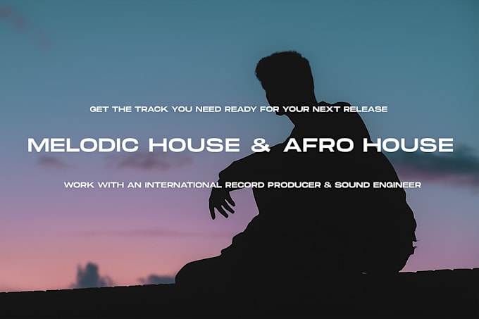 make a melodic house afro house song for you