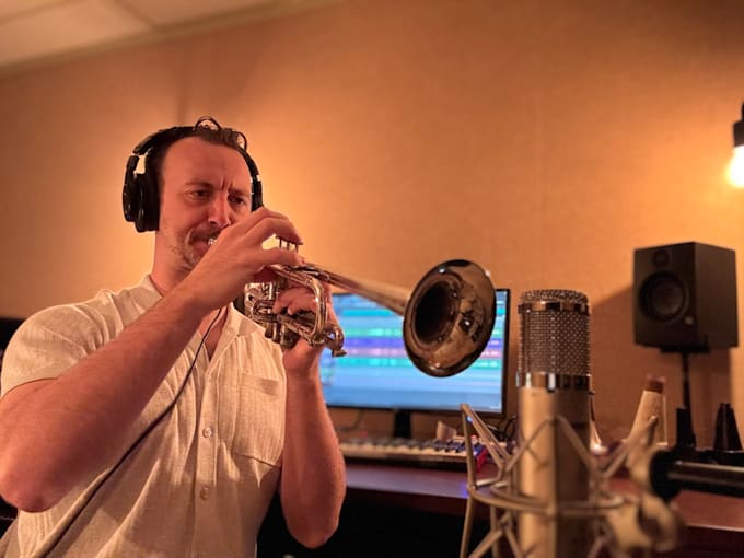 record professional trumpet for your music project