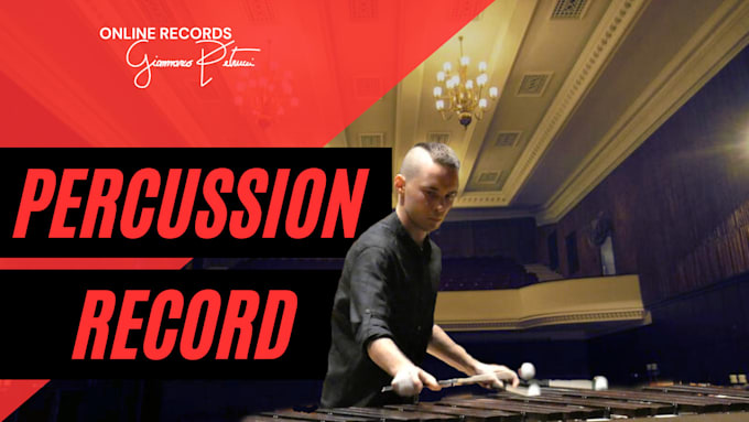 record real acoustic marimba, vibraphone and pitched percussions