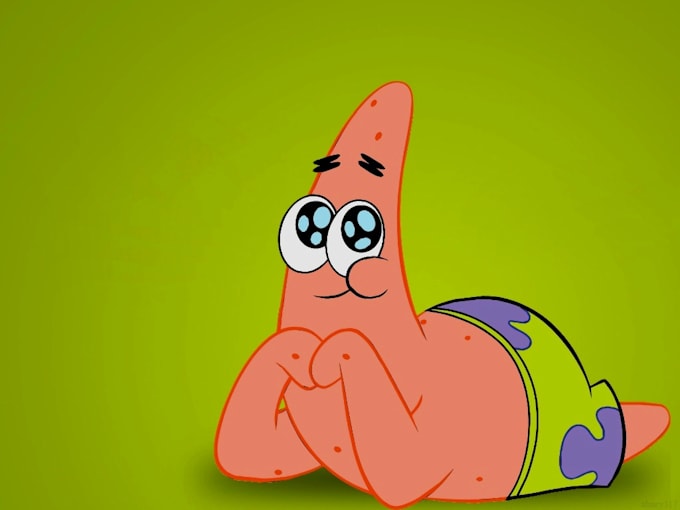 do a custom impersonation of patrick from spongebob