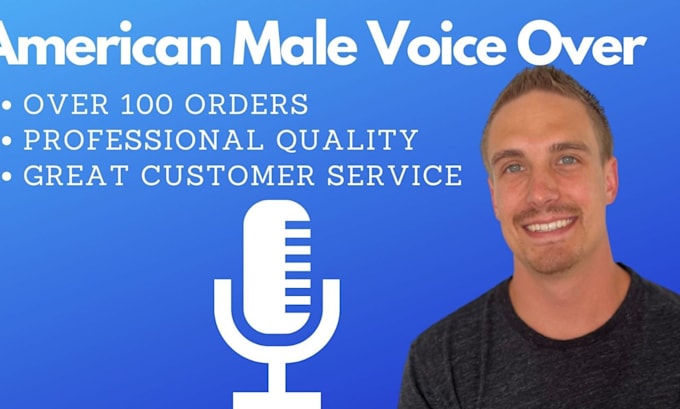 record an american male voice over