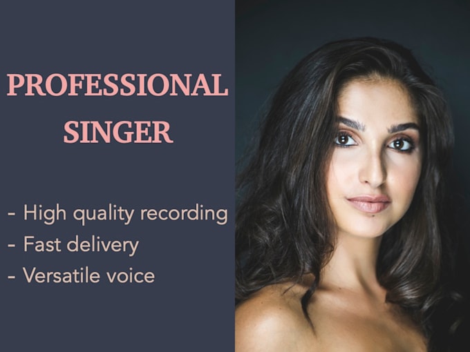 be your female singer for pop, rock, edm, jazz songs