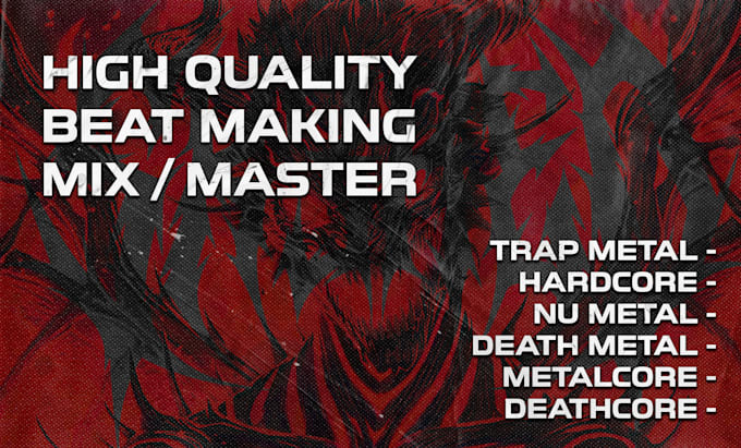 craft an hard trap metal beat just for you