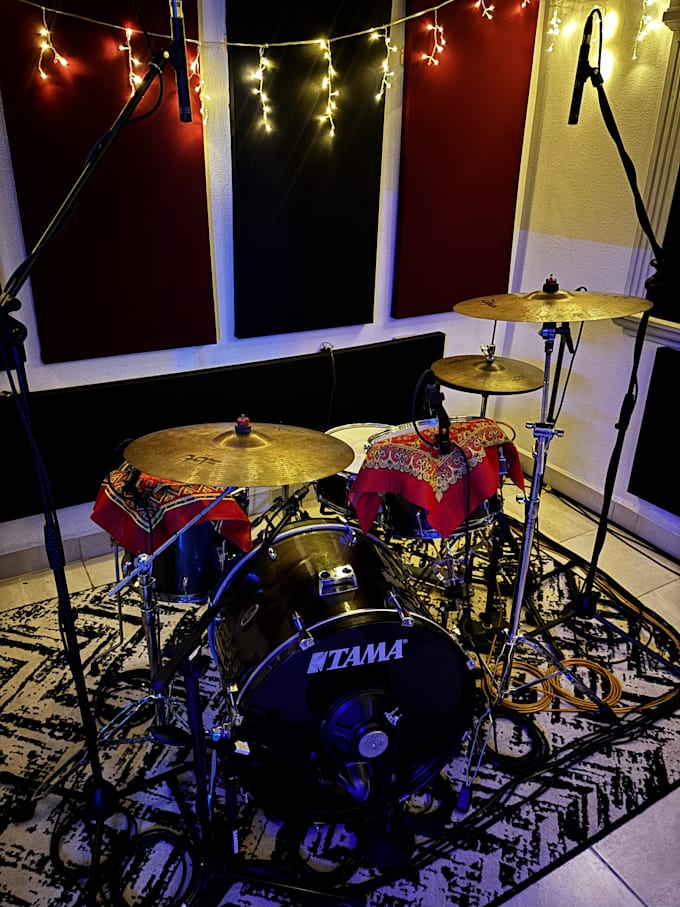 record real professional drums