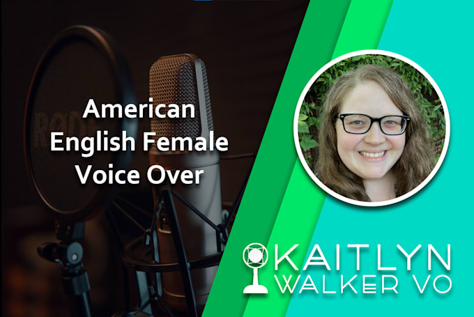 record young, youthful millennial american english female voice over