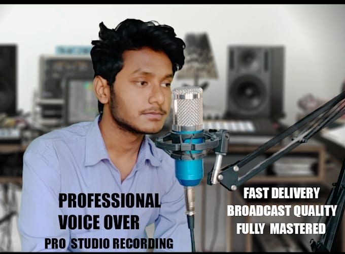 Record professional commercial voice over and audio book by Neel2021