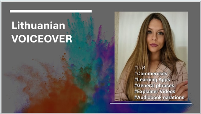 record a clear professional lithuanian voice over