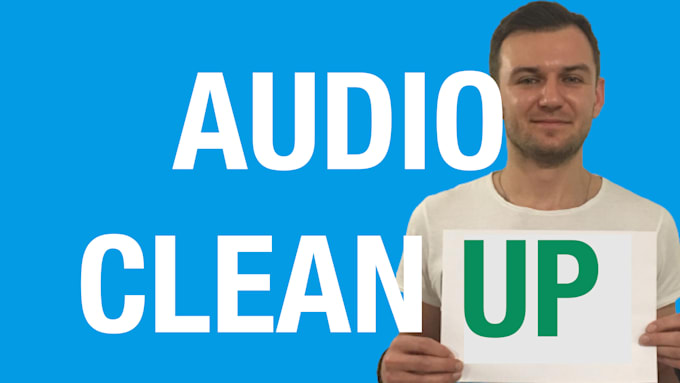 clean up denoise edit your audio or sound in video