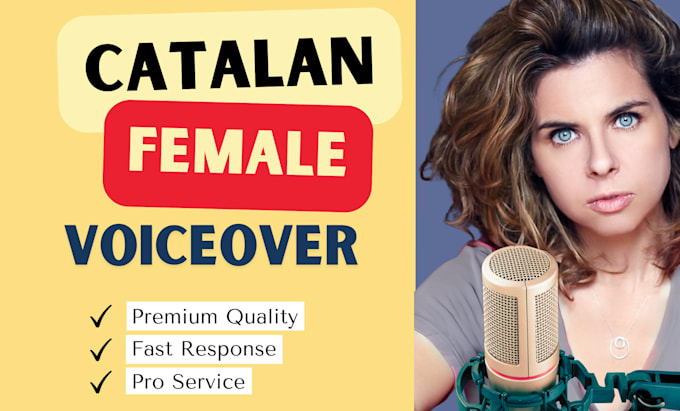 create a professional female catalan voice over