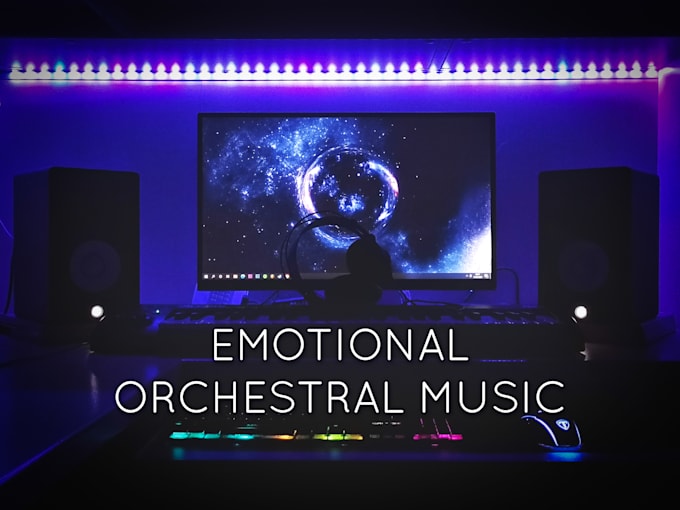 compose emotional, dark orchestral music for your project