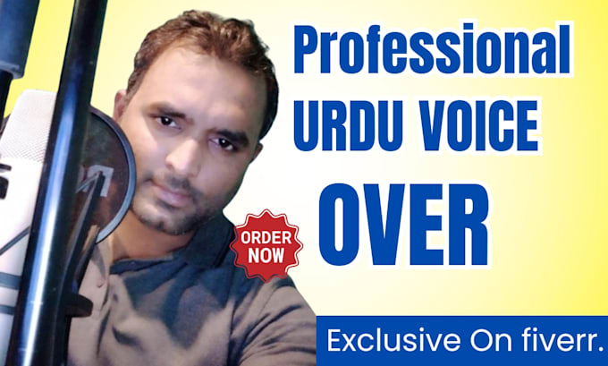 record professional urdu male voiceover