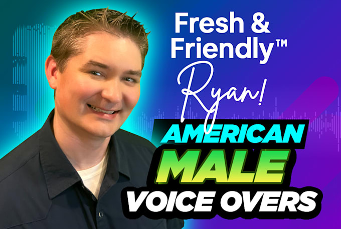 record a professional american male voice over