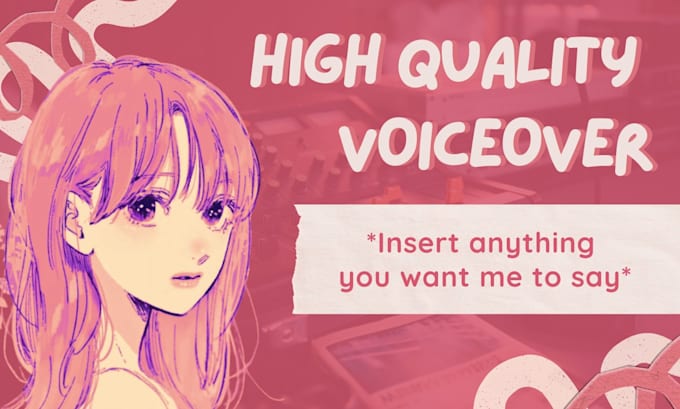 voiceover anything, anime, comics, videogames, manga