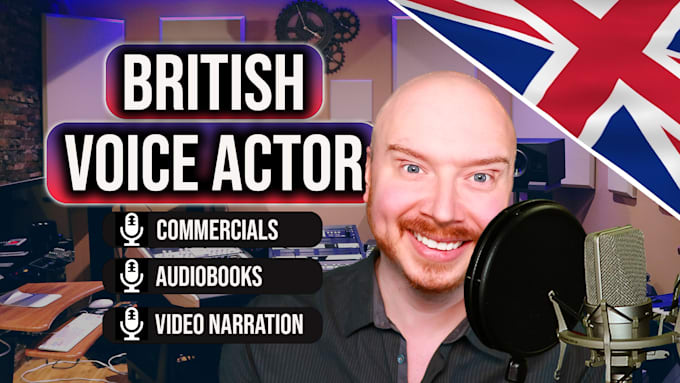 record a british english male voiceover