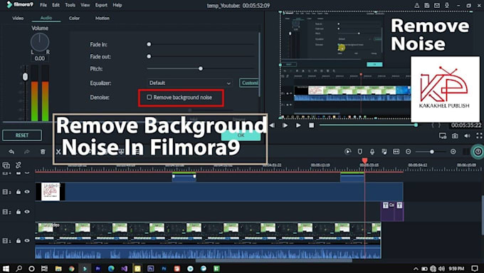 professionally remove background noise and edit audio and video