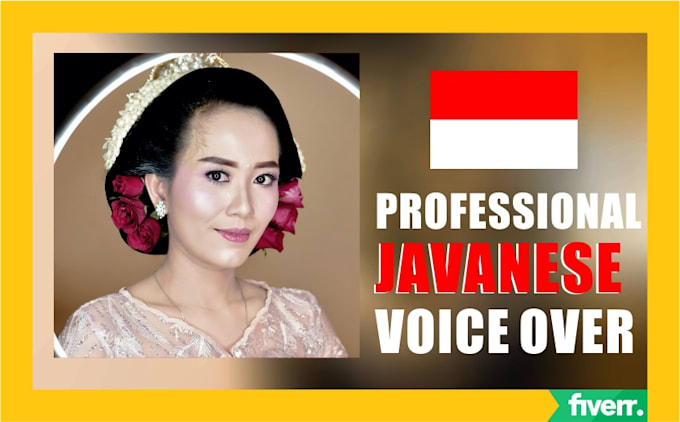 deliver a female voice over in javanese language