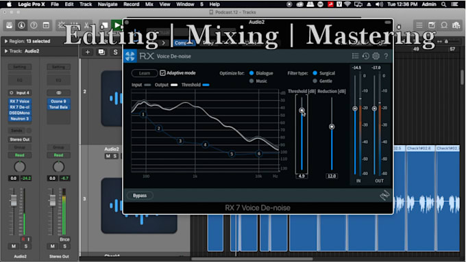 edit, mix, and master your podcast