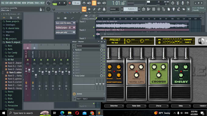 write chords for your music, record piano tracks