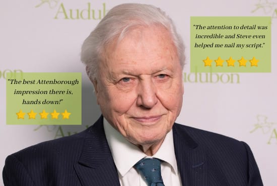 record the best sir david attenborough impression