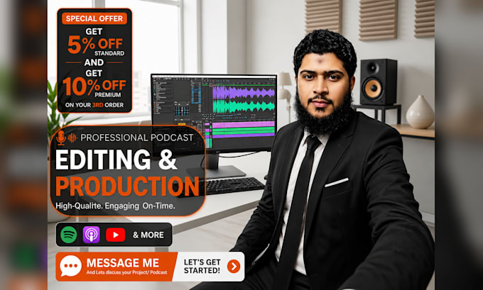 professionally edit and enhance your podcast episodes