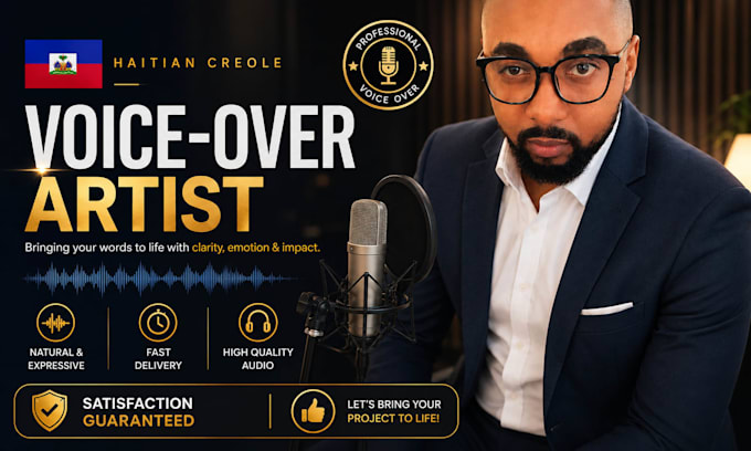 record a native haitian creole voice over