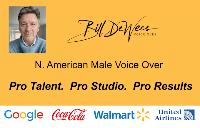 record a professional male narration voice over