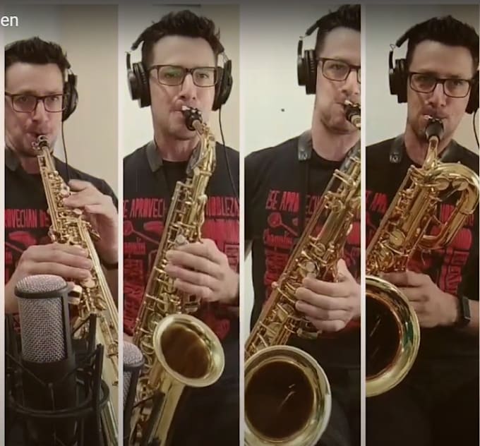 saxophone recording reggae music
