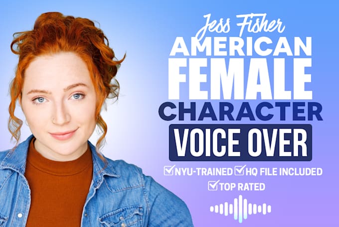 record your american female voice over