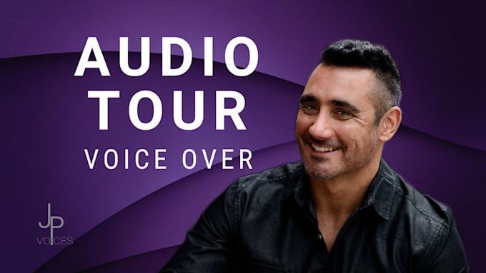 record a virtual audio tour narration voice over