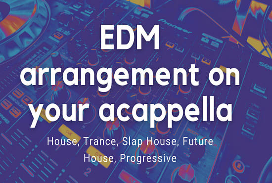 produce house, deep house, edm song for your vocals