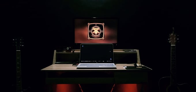 create a metal ,rock, guitar jingle or intro