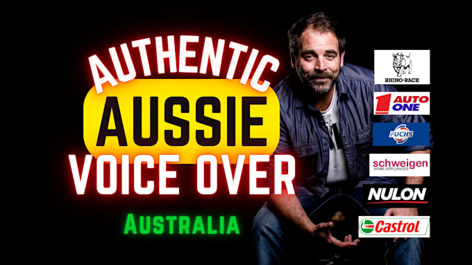 be your australian male voice over