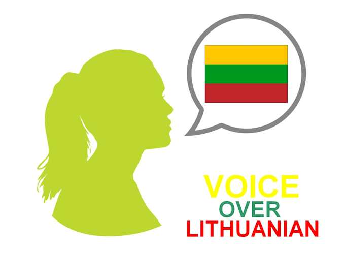 make voice over female lithuanian