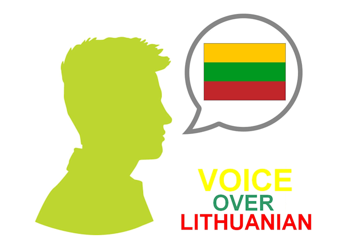 make voice over male lithuanian