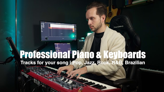 record professional piano, synths or keyboards for your song