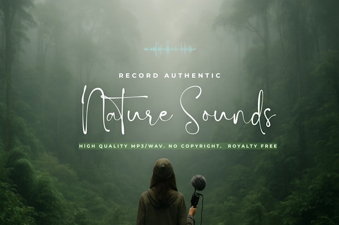 record original nature sounds and ambient field recordings