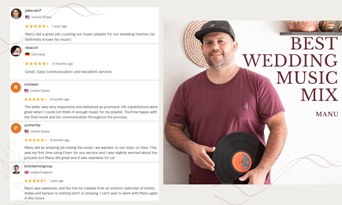make a professional dj mix for your wedding reception party mix