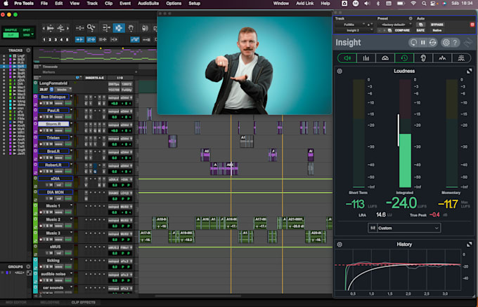 sound design, foley, mix and master your audiovisual or film project