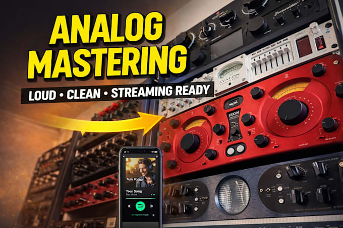 professionally master your song with real analog gear