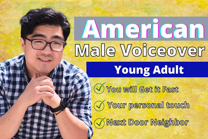 record a professional american male voiceover
