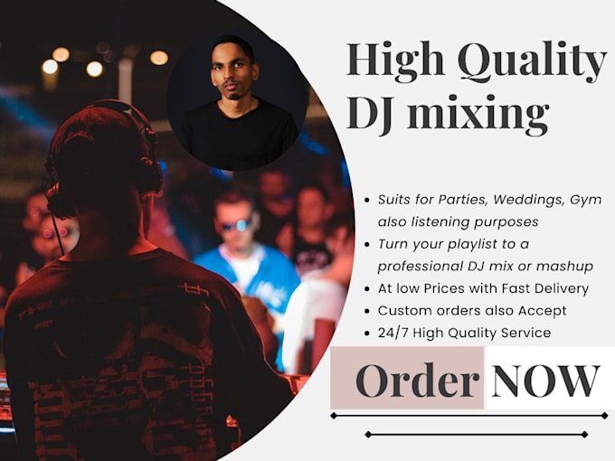 turn your playlist to a professional dj mix, mashup