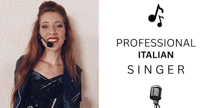 record pro and extremely versatile italian female singing voice