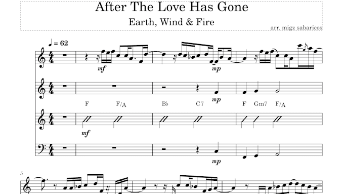 transcribe vocals and instruments to sheet music notation