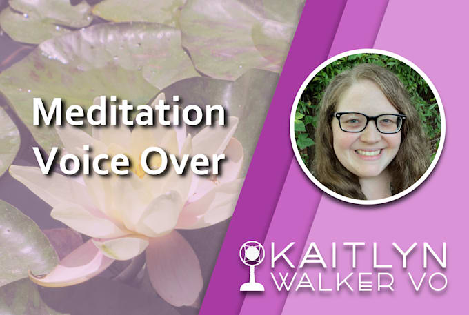 record guided meditation, affirmation scripts with an english female voice over