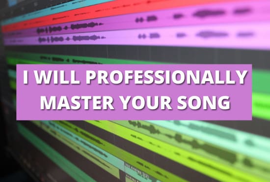professionally master your track in 24hrs