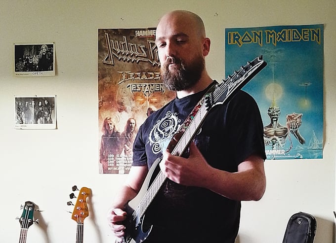 record black, death and doom metal guitar