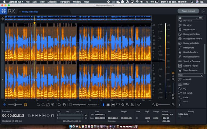 clean and repair your noisy audio